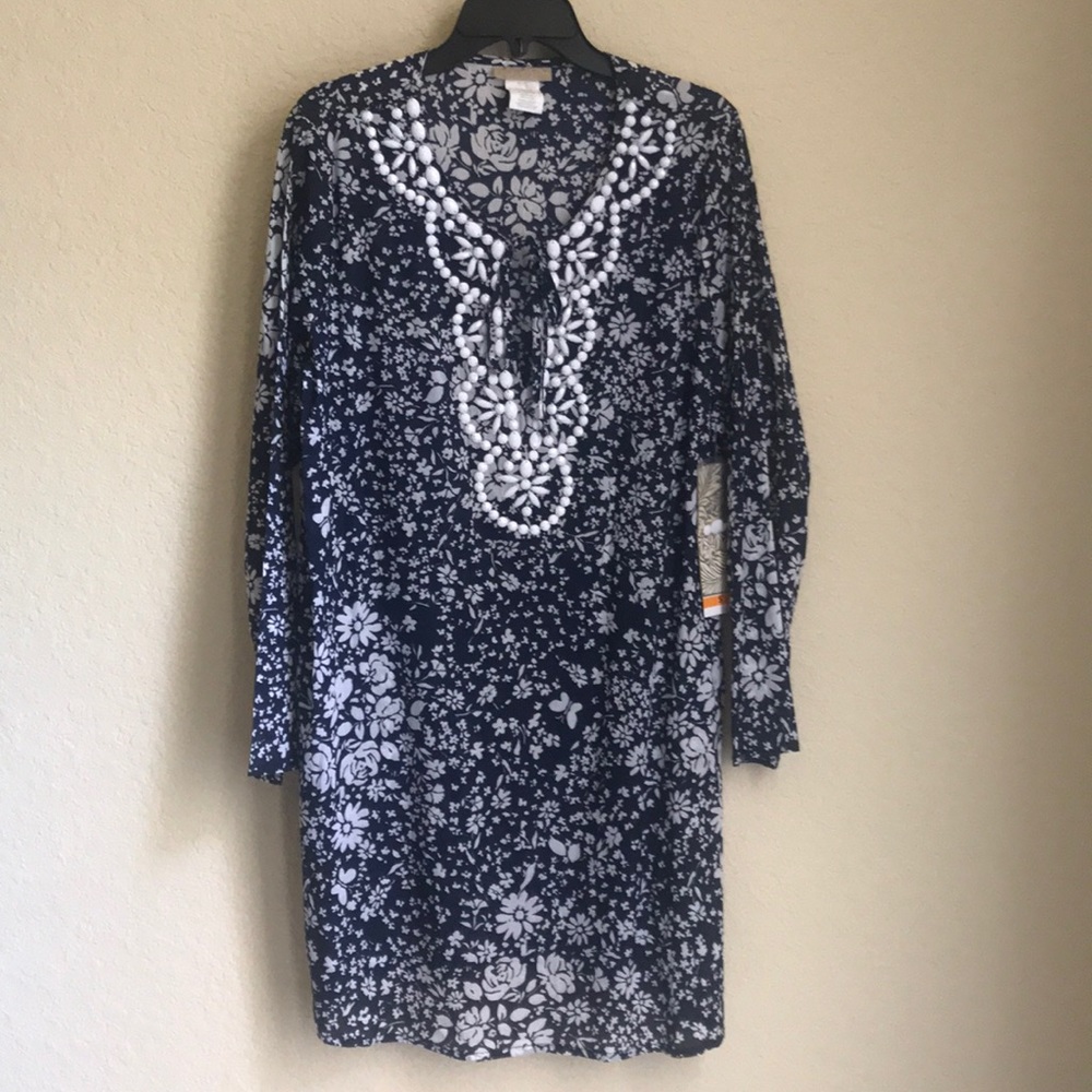 Beach House SwimSuit Cover-Up Tunic Small NWT